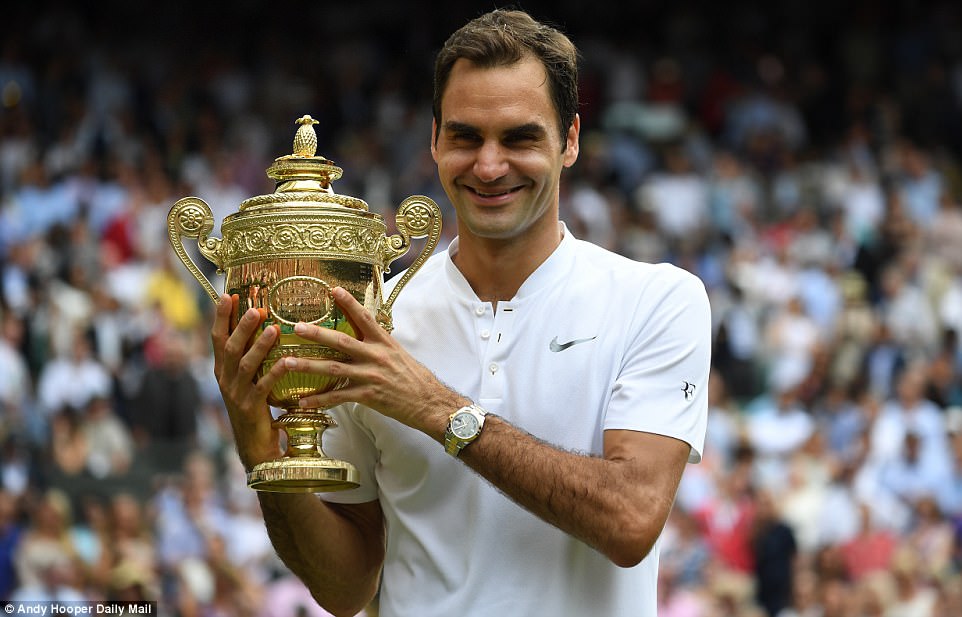 Federer – trofej – Vimbldon
