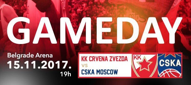 Crvena zvezda – CSKA 15.11.2017