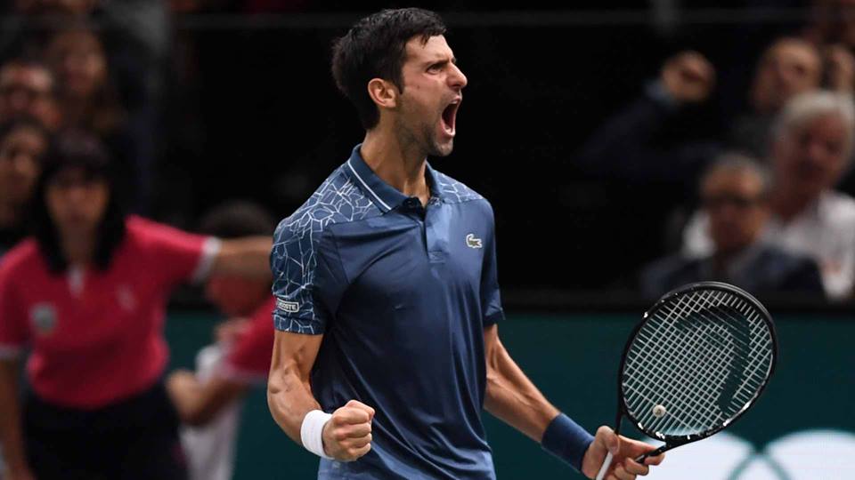 Novak Djokovic reach Rolex Paris Masters 2018 final